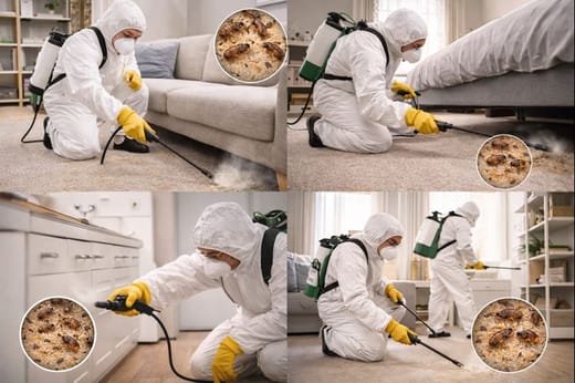 Унищожаване на бълхи